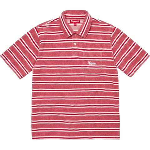 Stripe Terry S/S Polo - spring/summer 2024 - Supreme