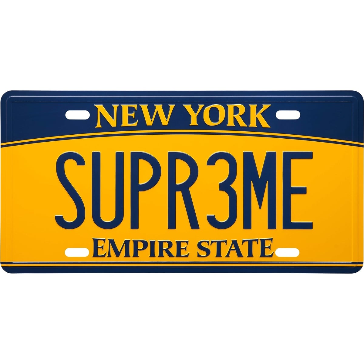 License Plate - spring/summer 2025 - SupremeCommunity