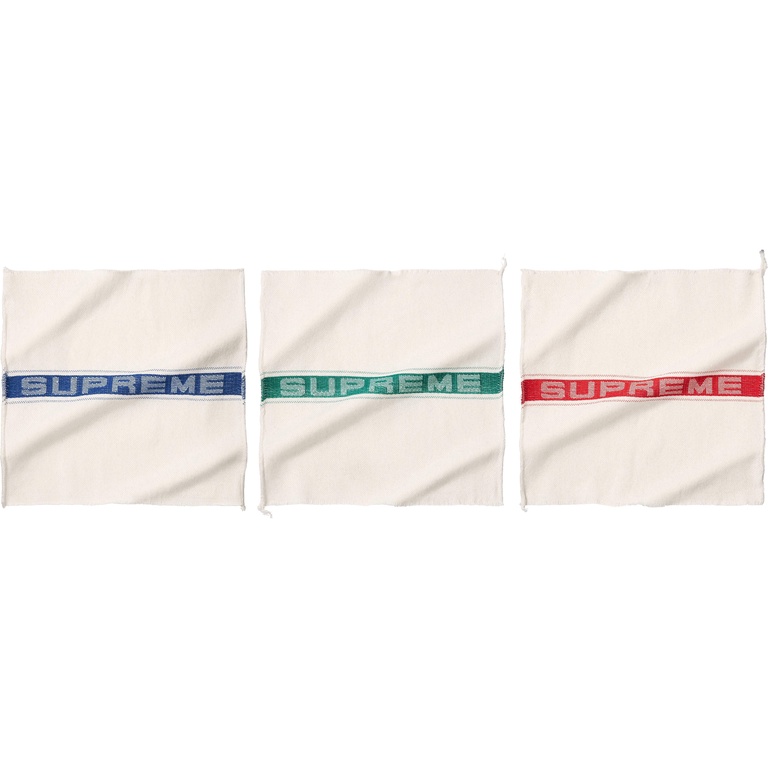 Supreme Shop Towel (Set of 3) (spring/summer 2025) - $18.00