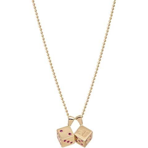 Supreme Supreme®/Jacob&Co Dice 14K Gold Pendant - $2998.00
