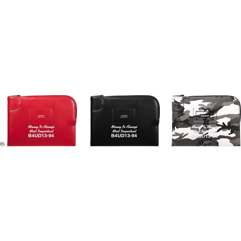 Supreme Leather Money Bag (spring/summer 2025) - $368.00