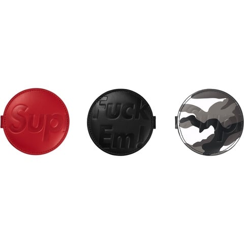 Supreme Leather Pocket Mirror ブラック Leather Pocket Mirror - spring/summer 2025 - Supreme