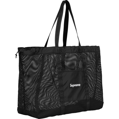Supreme メッシュトートバッグ グリーン/イエロー/レッド Supreme】 Mesh Tote Bag (全3色) - 25SS (Supreme/トートバッグ