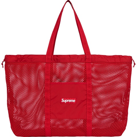 Supreme Mesh Tote Bag - Red
