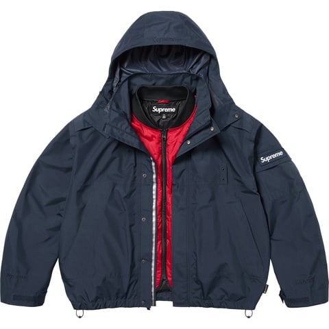 Supreme 2-in-1 GORE-TEX Shell + Quilted Liner Vest - Navy