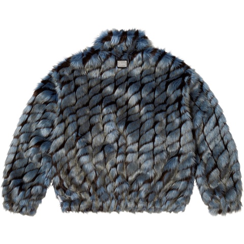 Supreme 2-Tone WINDSTOPPER® Faux Fur Jacket - Blue