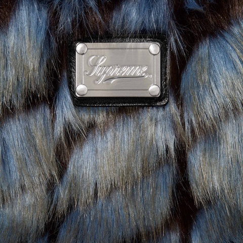 Supreme 2-Tone WINDSTOPPER® Faux Fur Jacket - Blue