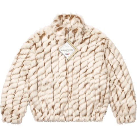 Supreme 2-Tone WINDSTOPPER® Faux Fur Jacket - Tan