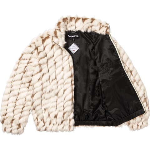 Supreme 2-Tone WINDSTOPPER® Faux Fur Jacket - Tan