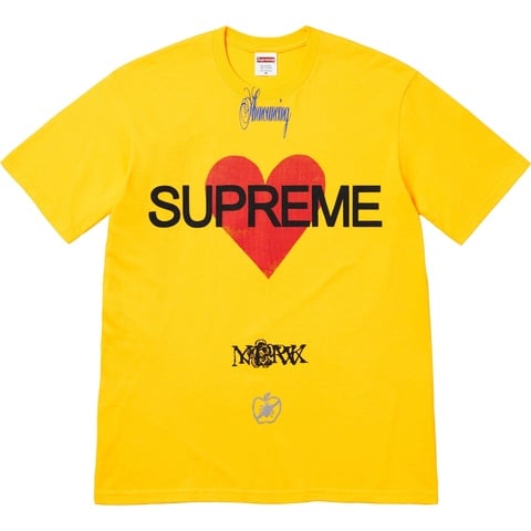 Supreme Announcing Tee - Yellow