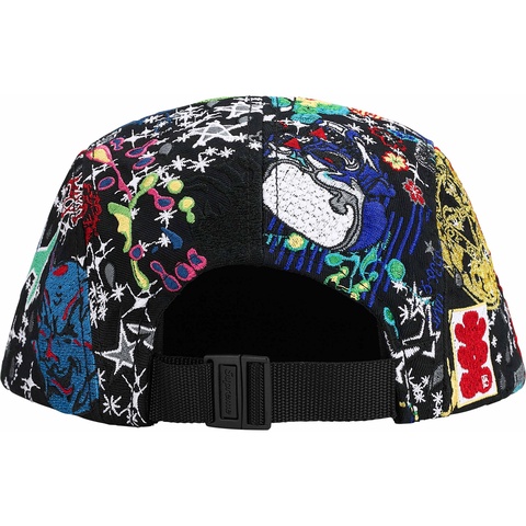 正規品　美品　Supreme AOI Embroidered Camp Cap Supreme AOI Embroidered Camp Cap Red - SS25 - US