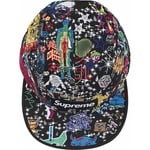 Supreme AOI Embroidered Camp Cap (SS25) - Black