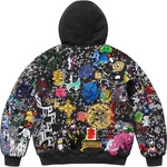 Supreme AOI Embroidered Hooded Work Jacket (SS25) - Black