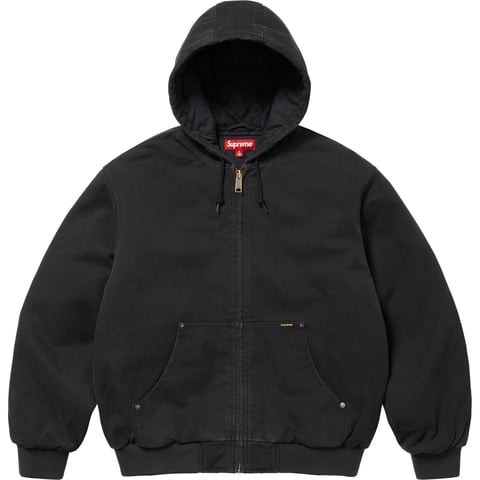 AOI Embroidered Hooded Work Jacket - Supreme