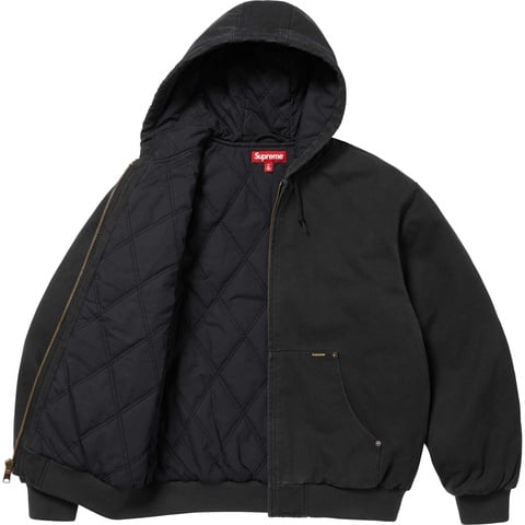 AOI Embroidered Hooded Work Jacket - Supreme