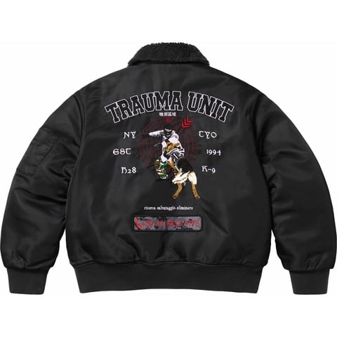 Supreme AOI Nylon Bomber Jacket - Black