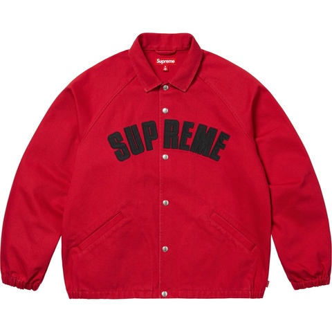 Supreme Arc Denim Coaches Jacket - Red