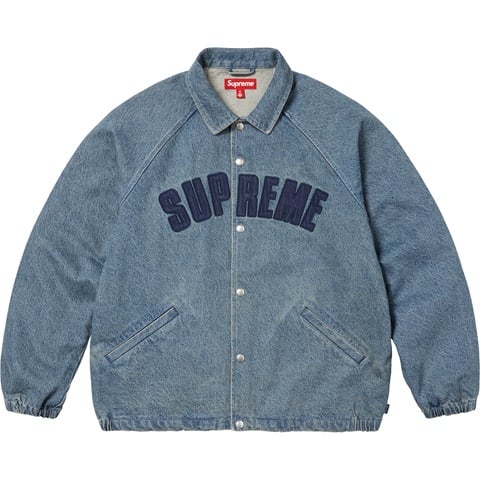Supreme Arc Denim Coaches Jacket - Washed Indigo