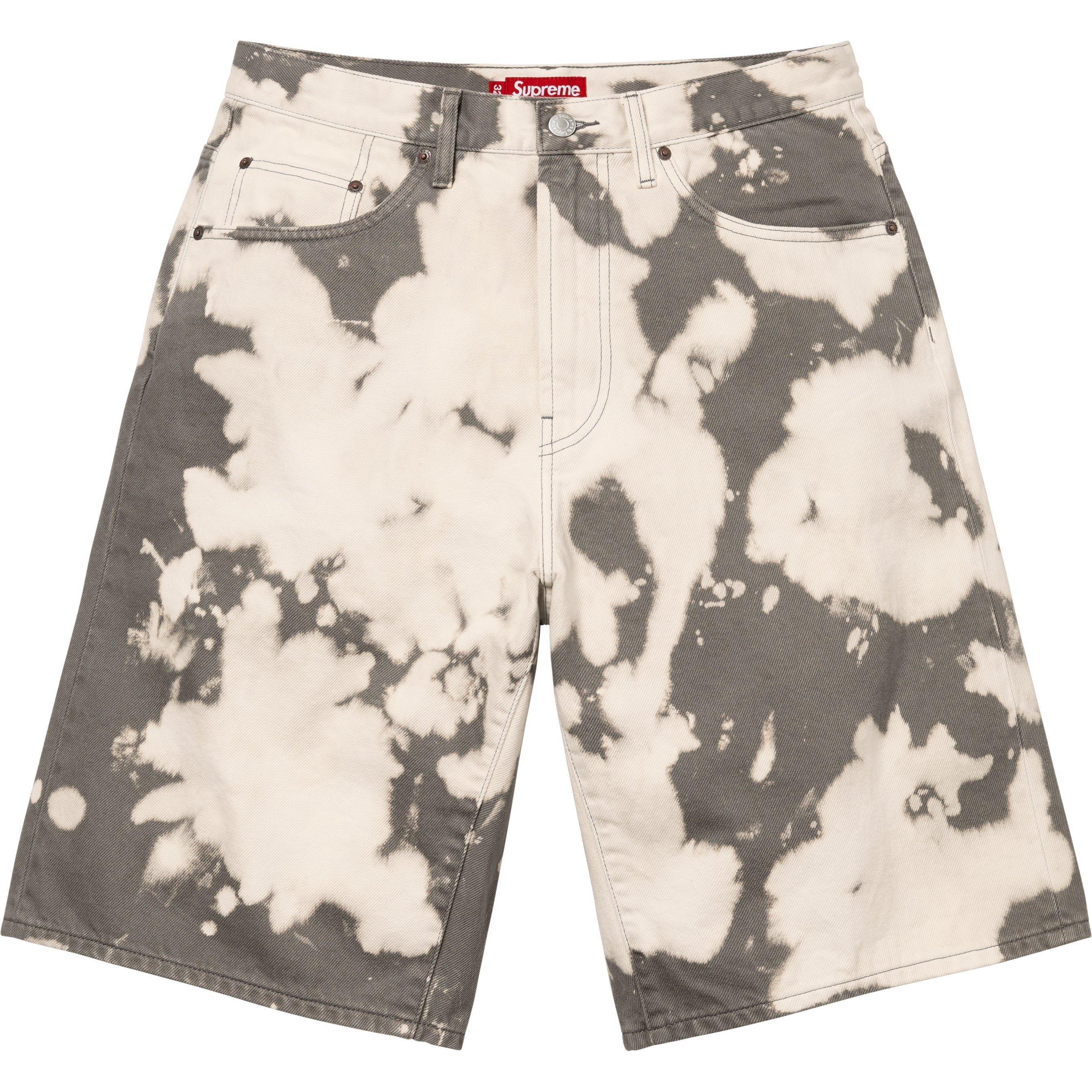 Supreme Baggy Denim Short (SS25) - Bleached - $138