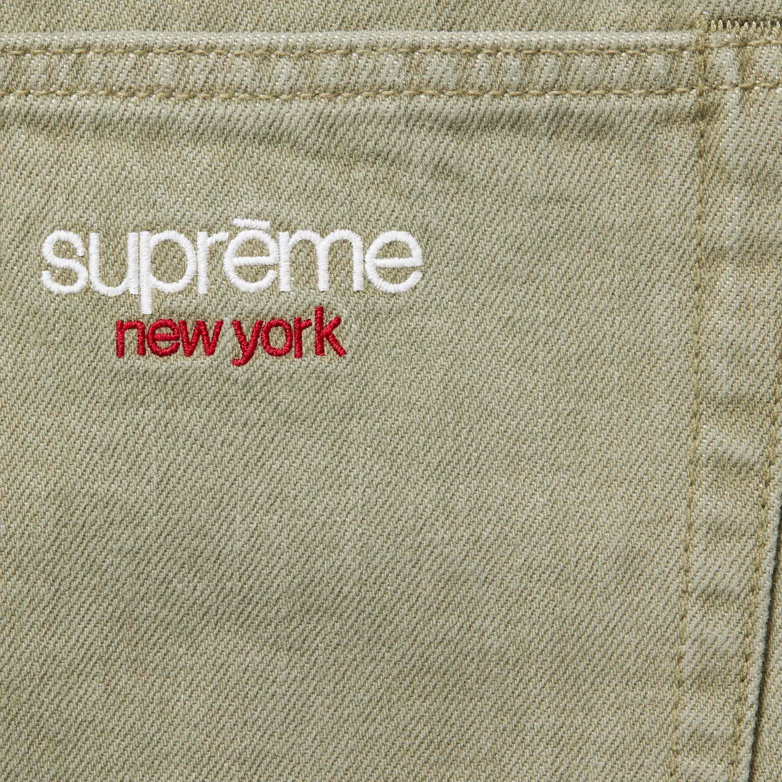 Supreme Baggy Denim Short (SS25) - Olive - $138