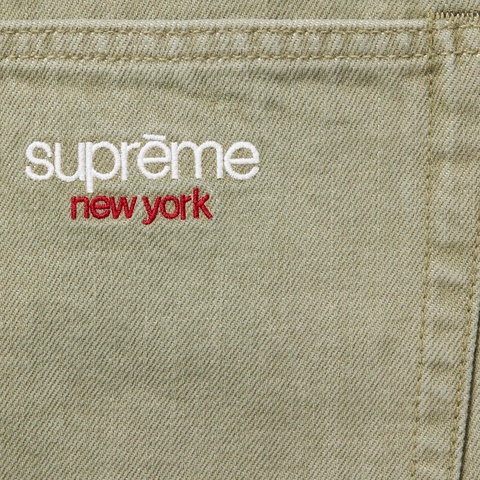 Supreme Baggy Denim Short - Olive