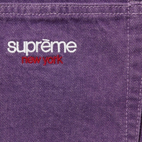 Supreme Baggy Denim Short - Purple