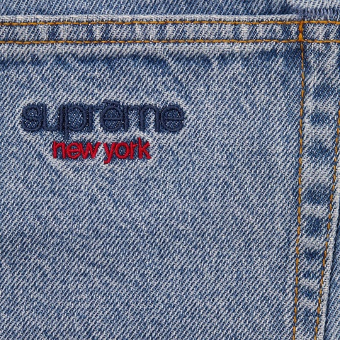 Supreme Baggy Denim Short - Washed Indigo