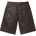 Supreme Baggy Leather Short (SS25) - Snakeskin