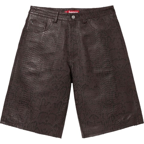 Baggy Leather Short - spring/summer 2025 - Supreme