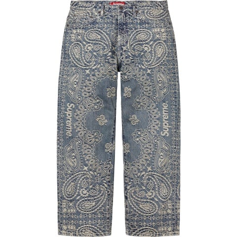 Bandana Jacquard Baggy Jean - spring/summer 2025 - Supreme