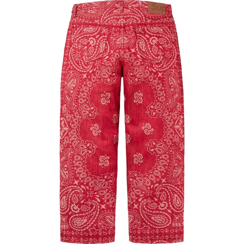 Bandana Jacquard Baggy Jean - spring/summer 2025 - Supreme