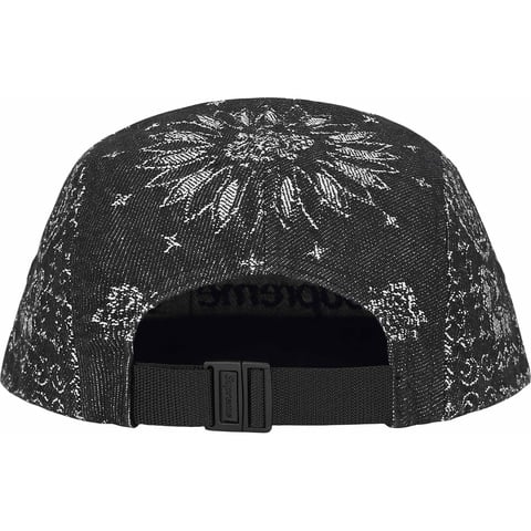 Supreme Bandana Camp Cap ブラック Supreme Bandana Camp Cap 