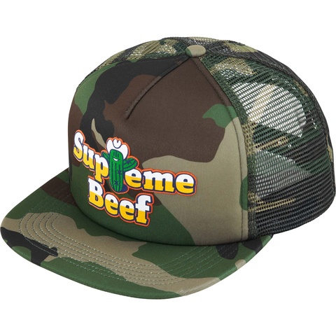 Supreme Beef Mesh Back 5-Panel - Woodland Camo