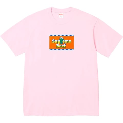 Supreme Beef Tee - Light Pink