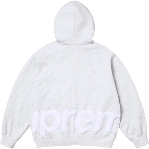 Big Logo Zip Up Hooded Sweatshirt - Supreme