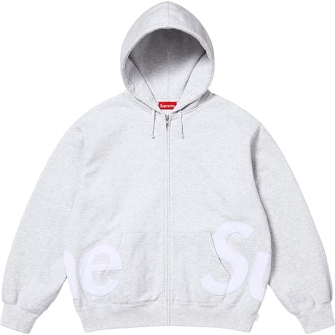 Big Logo Zip Up Hooded Sweatshirt - Supreme