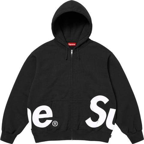 Big Logo Zip Up Hooded Sweatshirt - Supreme
