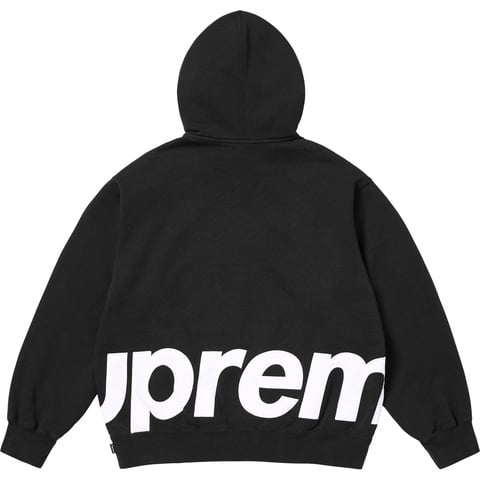 Big Logo Zip Up Hooded Sweatshirt - Supreme