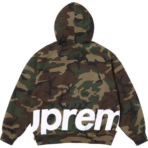 Big Logo Zip Up Hooded Sweatshirt - Supreme