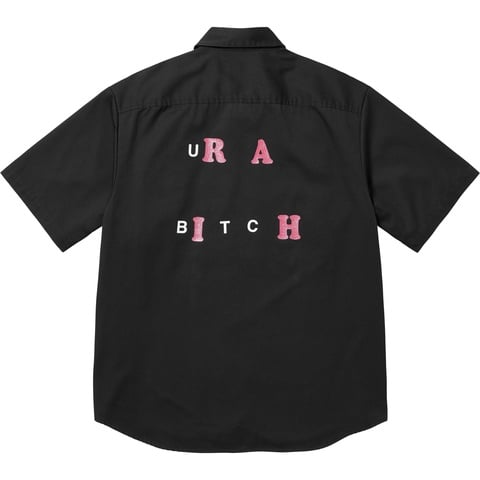 Supreme Bitch S/S Work Shirt - Black