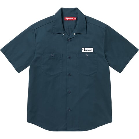 Supreme Bitch S/S Work Shirt - Navy