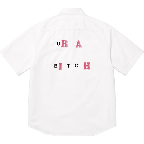 Supreme Bitch S/S Work Shirt - White
