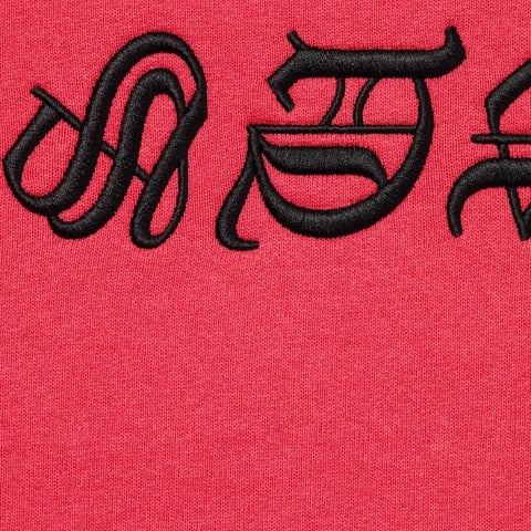 Supreme Blackletter Hooded Sweatshirt - Watermelon