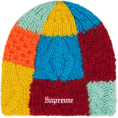 Supreme Block Knit Beanie - Multicolor