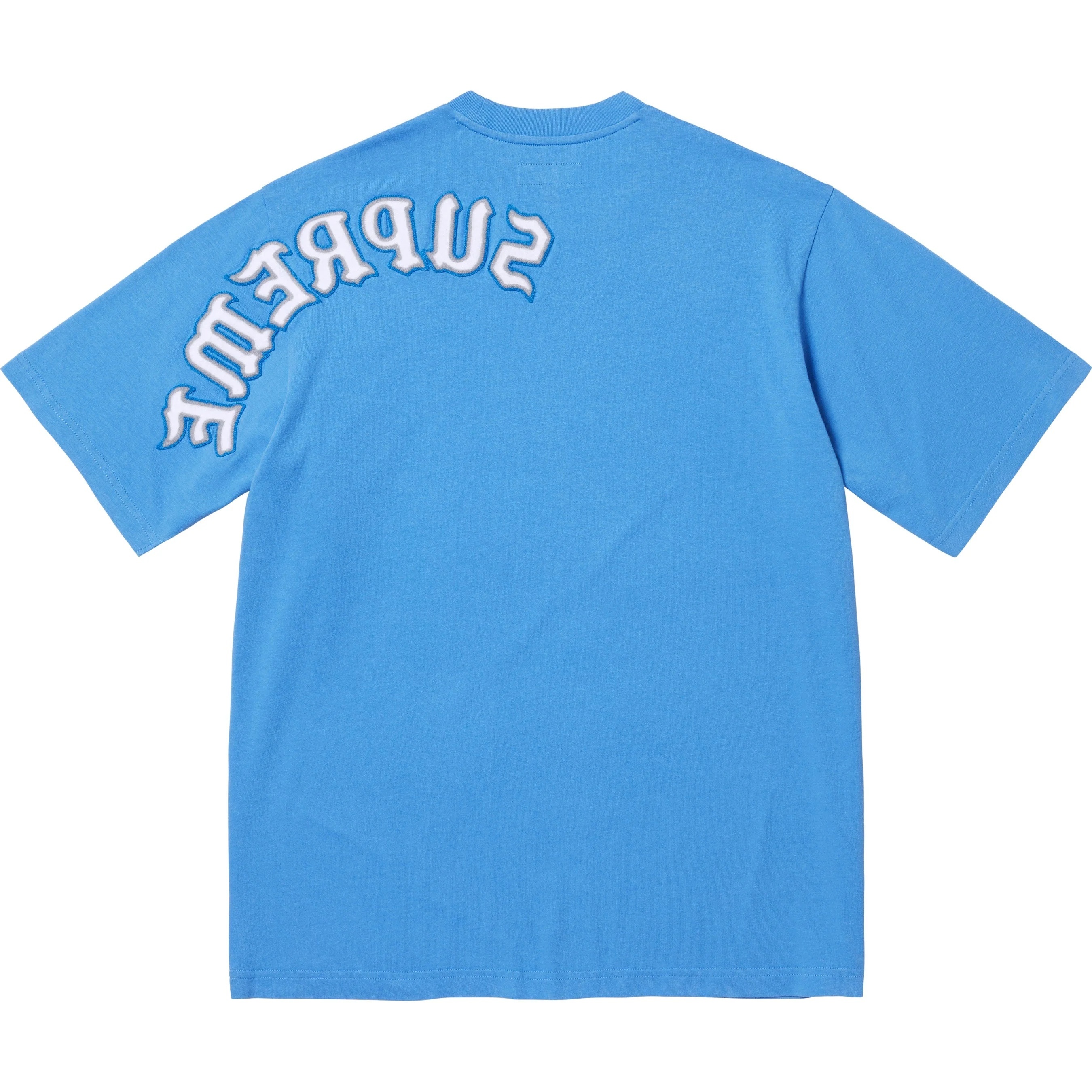 Supreme Brushed Arc S S Top (SS25) - Light Royal - $98