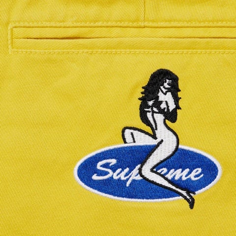 Supreme Chino Pant - Lime Yellow