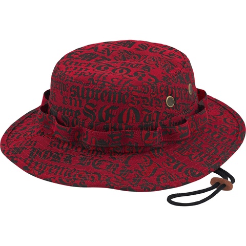 Supreme Cities Jacquard Boonie - Red
