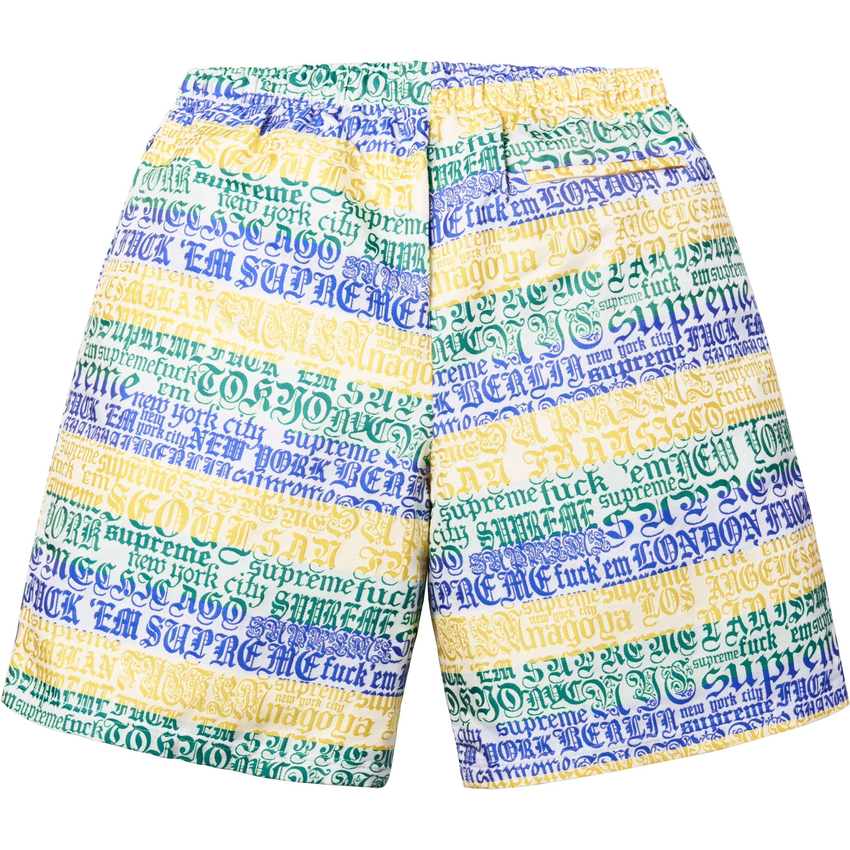 Supreme Cities Jacquard Short (SS25) - Multicolor - $168