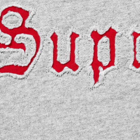 Contrast Cutout Hooded Sweatshirt - Supreme
