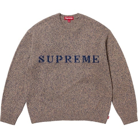 Contrast Logo Sweater - spring/summer 2025 - Supreme Contrast Logo Sweater - spring/summer 2025 - Supreme